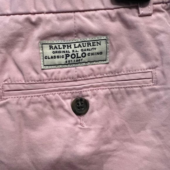 Boys Pale Pink Polo Chino Shorts - Picture 4 of 7